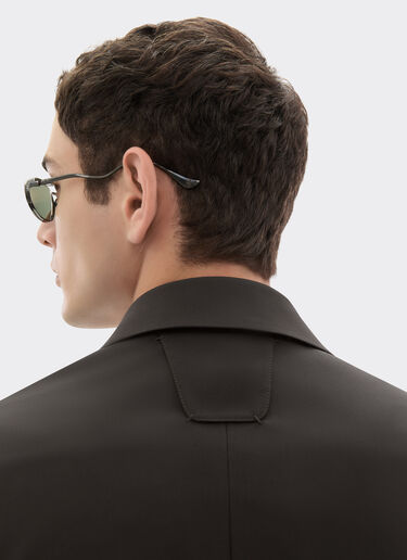 Ferrari Q-Cycle® 凉爽羊毛大衣 Dark brown 50034f