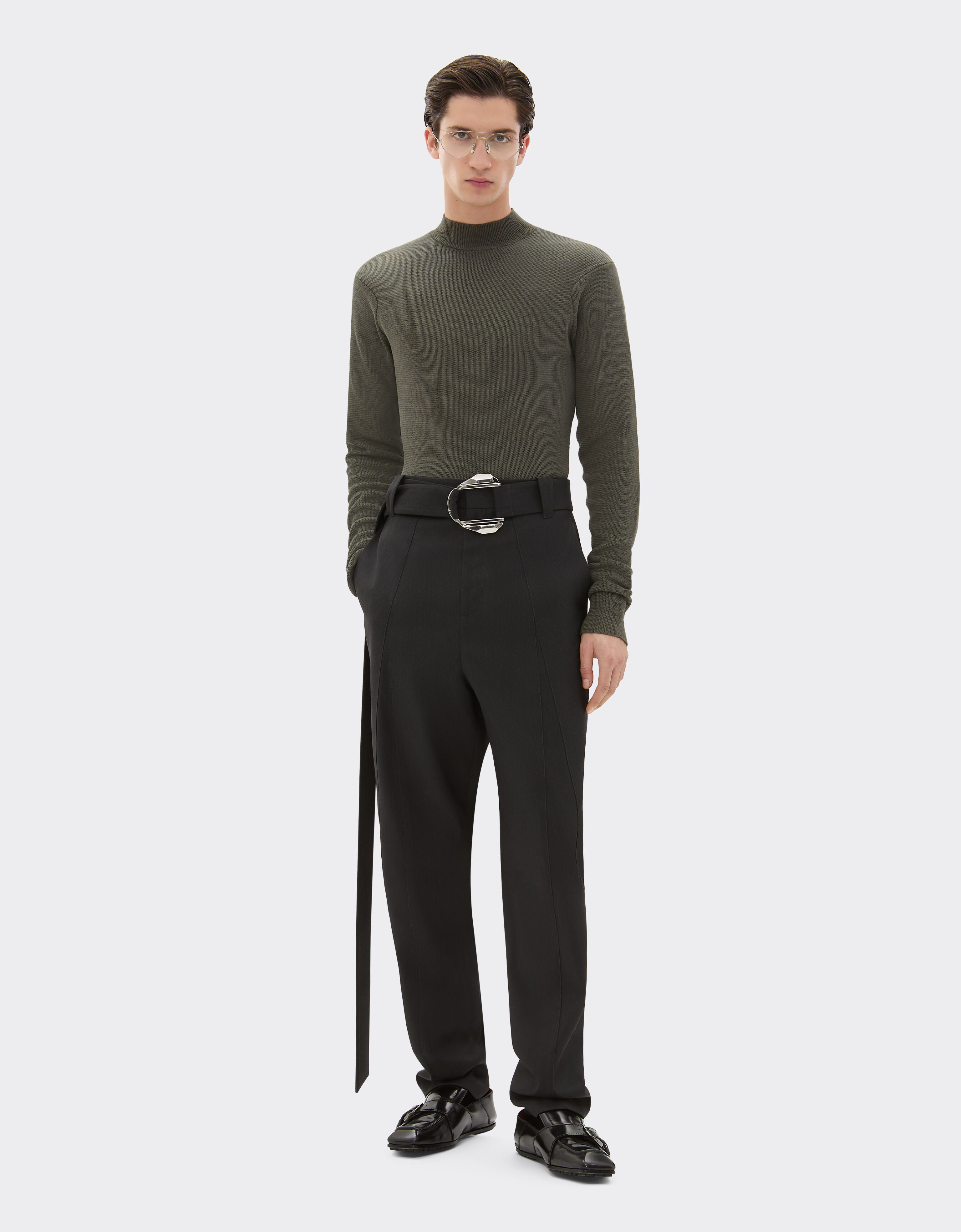 Ferrari 真丝套衫 洛登绿 49783f