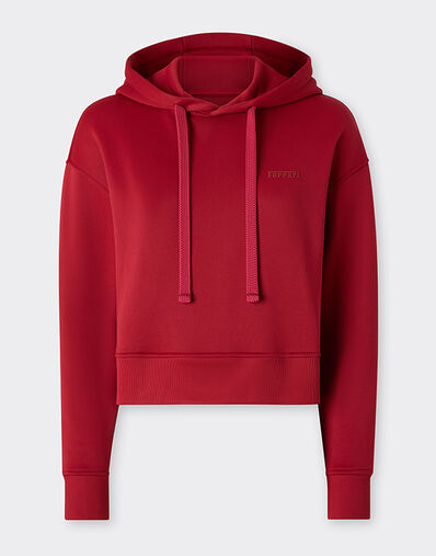 Ferrari Technical jersey hoodie Maison Red 50812f