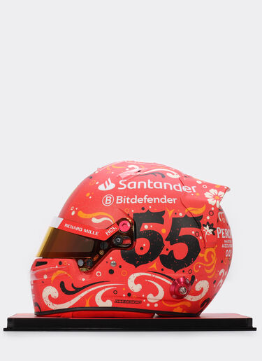 1:1比例 Carlos Sainz 亲笔签名墨西哥2024特别版头盔 Ferrari 1:1比例 Carlos Sainz 亲笔签名墨西哥2024特别版头盔 赛车红 LA00If