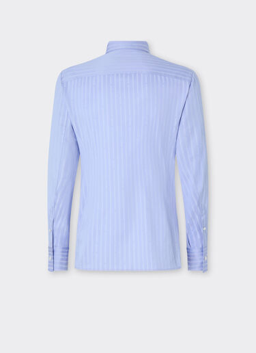 法拉利 Monogram 图案棉质衬衫 Ferrari 法拉利 Monogram 图案棉质衬衫 Oxford Blue 50810f