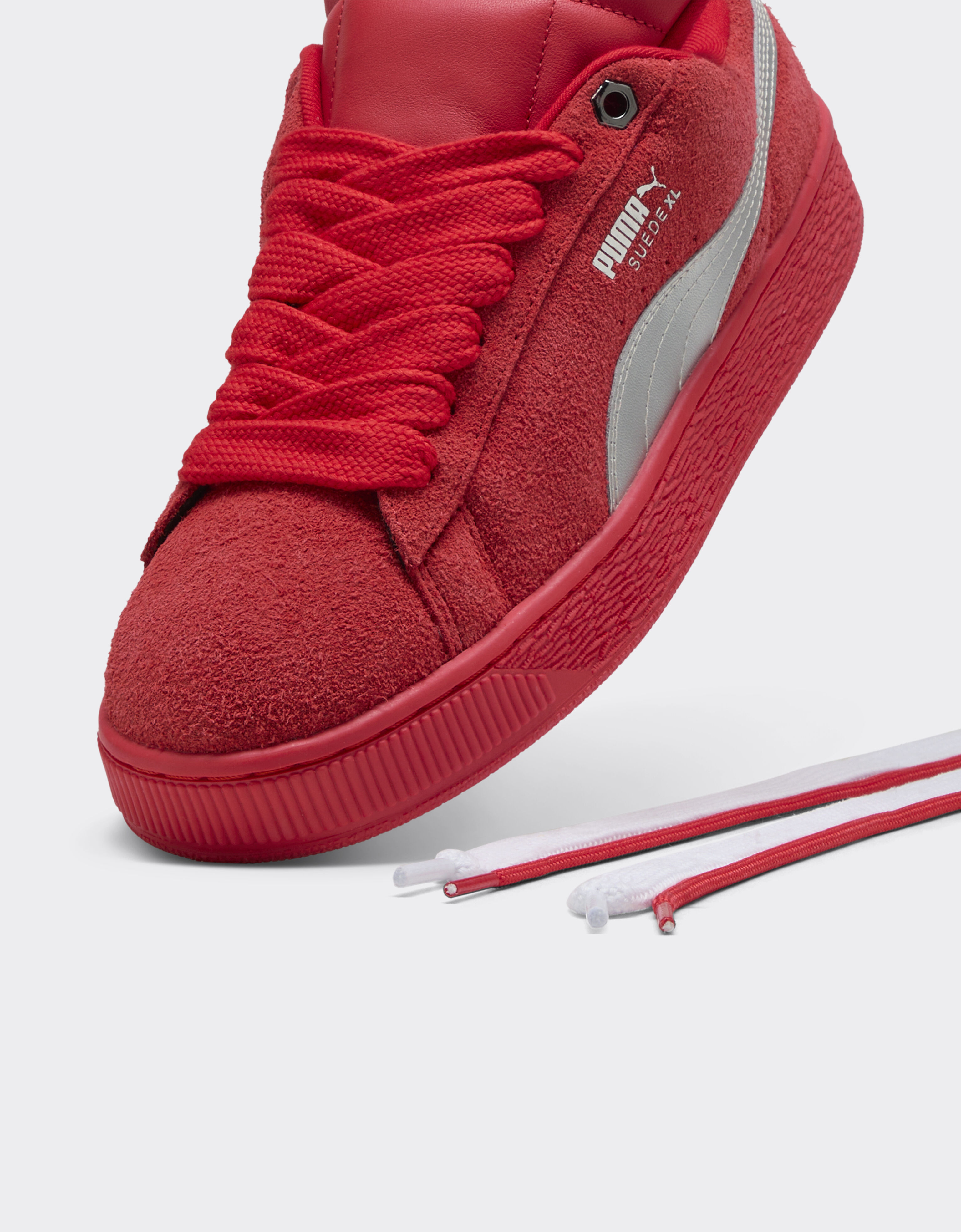 Ferrari 法拉利风格Suede XL运动鞋 by Puma 赛车红 F1464f