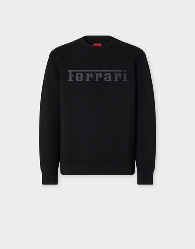 Ferrari Scuba sweatshirt with Ferrari logo Nero 51059f