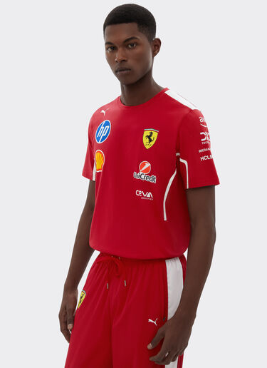 Ferrari Puma 与 Scuderia Ferrari HP 合作款2025车队 T 恤 樱桃色 LA020f