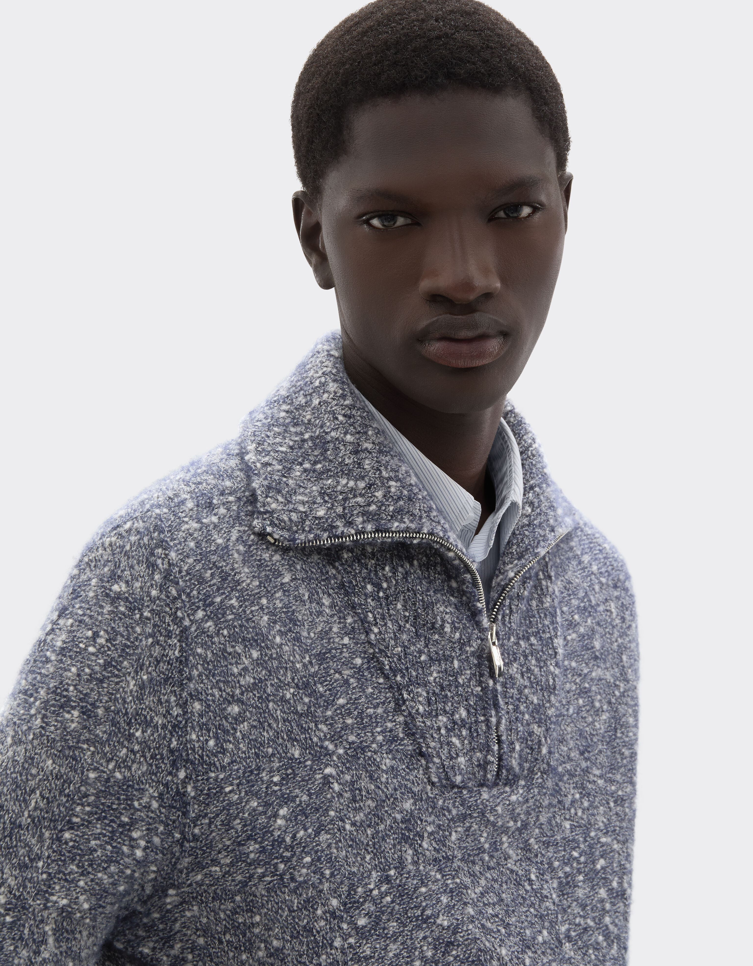 Ferrari Cashmere and silk knit Ultramarine 49906f