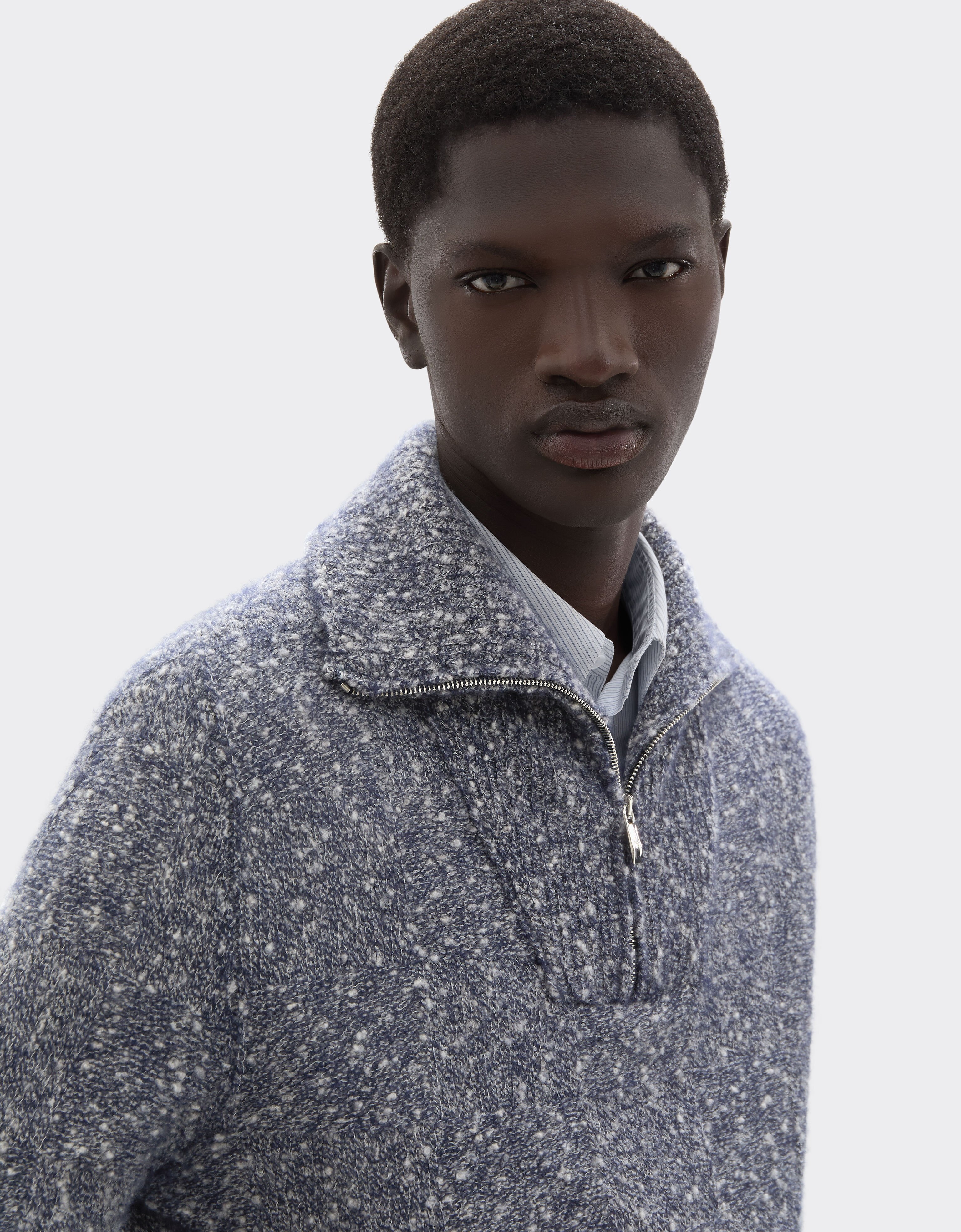 Cashmere and silk knit Ferrari Cashmere and silk knit Ultramarine 49906f