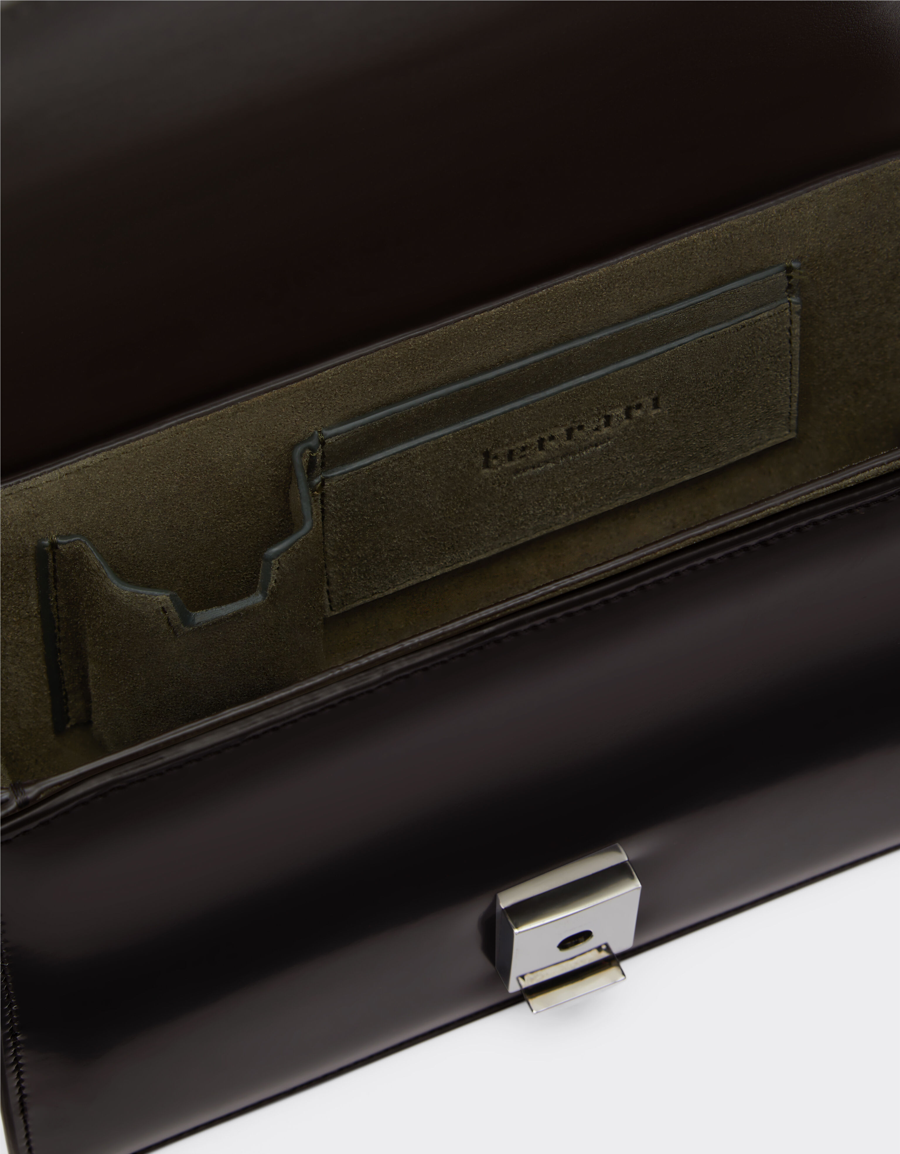 Ferrari Ferrari GT crossbody bag in brushed leather Dark Brown 21368f