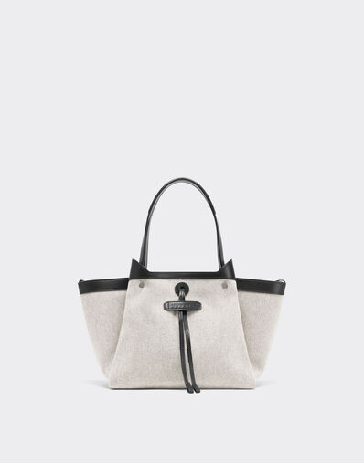 Ferrari Ferrari mini tote bag in canvas and leather Maison Red 22664f