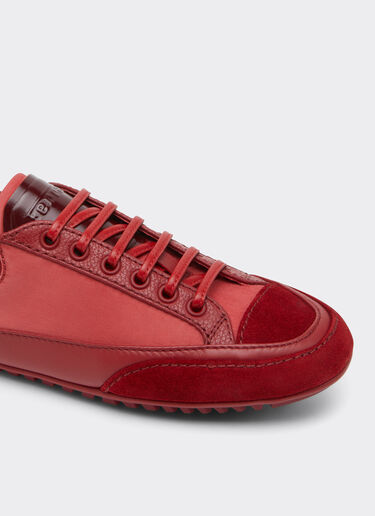 尼龙、绒面革和皮革驾车运动鞋 Ferrari 尼龙、绒面革和皮革驾车运动鞋 Maison Red 50769f