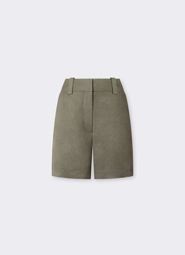 Ferrari 冷染卡迪短裤 Olive green CWWTR0023WVI0005f