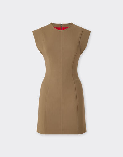 Ferrari 科技棉质连衣裙 Khaki Green 50065f