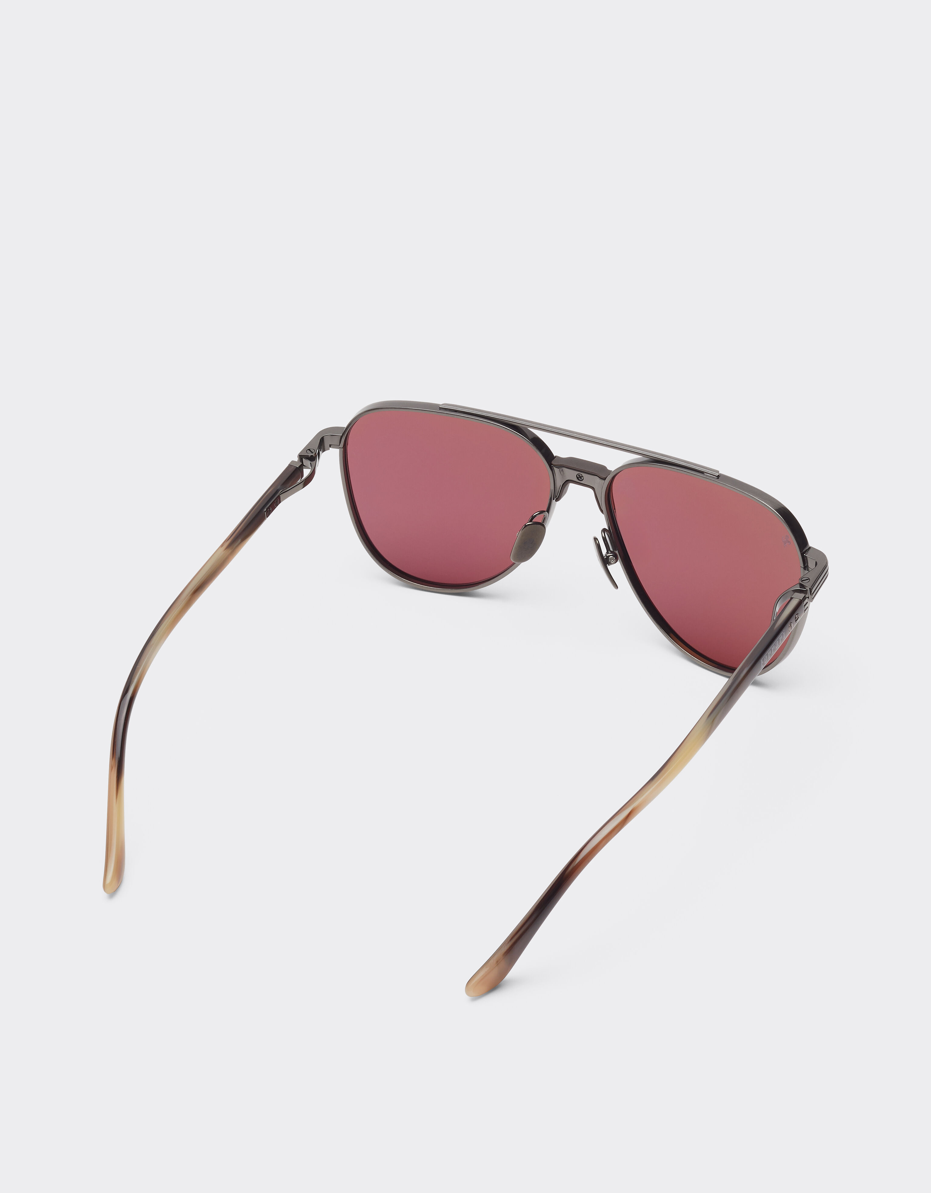 Ferrari Ferrari sunglasses in glossy gunmetaltitanium and acetate with exclusive Contrast Pro™ lenses Gunmetal LA0KZf