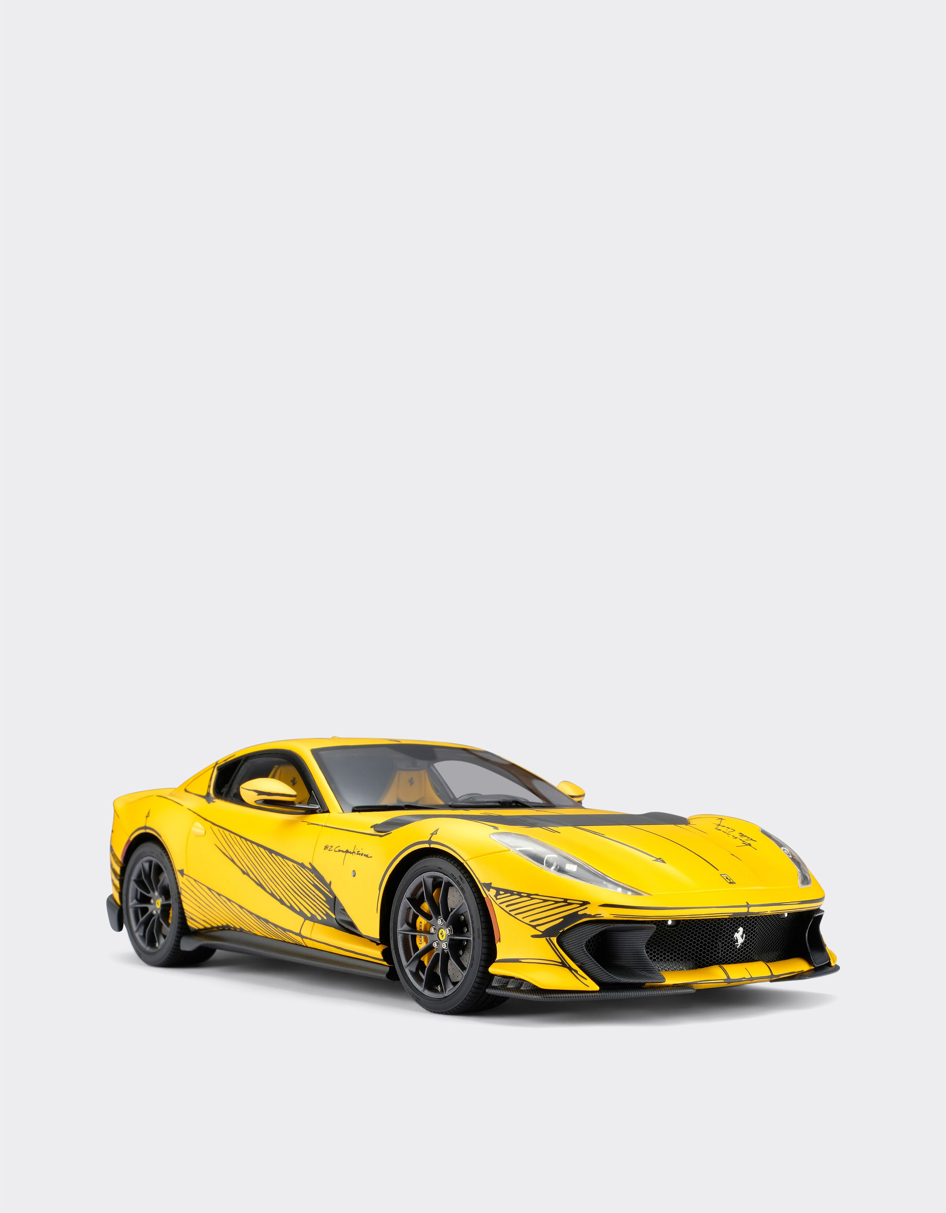 Ferrari 1:18比例法拉利812模型车 赛车红 F1369f
