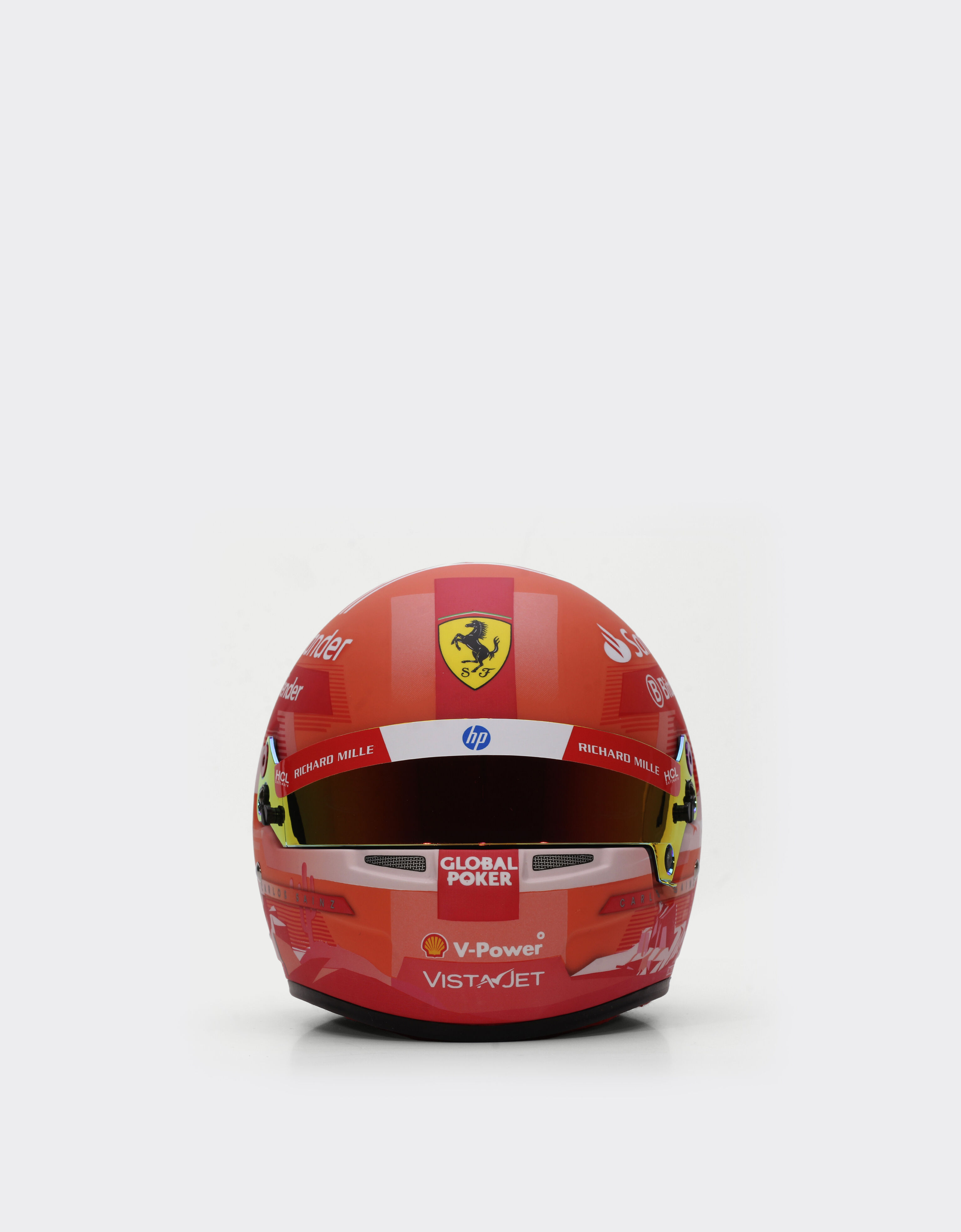 Ferrari 1:2比例 Carlos Sainz 拉斯维加斯2024特别版迷你头盔 多色 F1612f