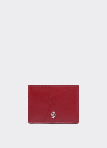 Ferrari 光面皮革卡夹 Maison Red 50619f