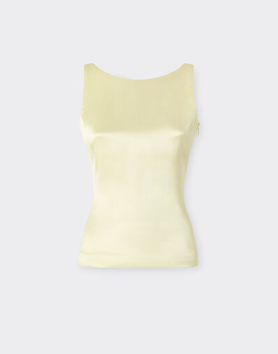 Ferrari Stretch satin top Iris Yellow 49932f