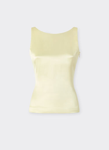 Stretch satin top Ferrari Stretch satin top Iris Yellow 49932f