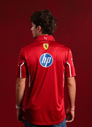 Ferrari Puma 与 Scuderia Ferrari HP 合作款2025车队 Pro Polo 衫 樱桃色 LA021f