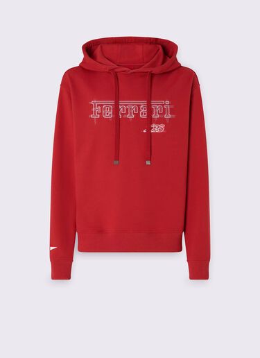 Sweat-shirt Ferrari en coton pour le GP de Monaco 2026 Ferrari Sweat-shirt Ferrari en coton pour le GP de Monaco 2026 Rosso Magma CJMSW0051JCO0057f