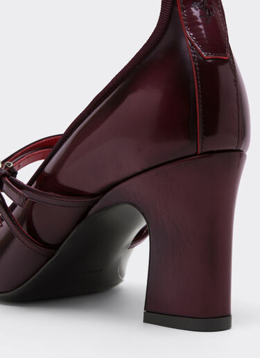 Leather Mary Jane pumps Ferrari Leather Mary Jane pumps Cherry 22732f