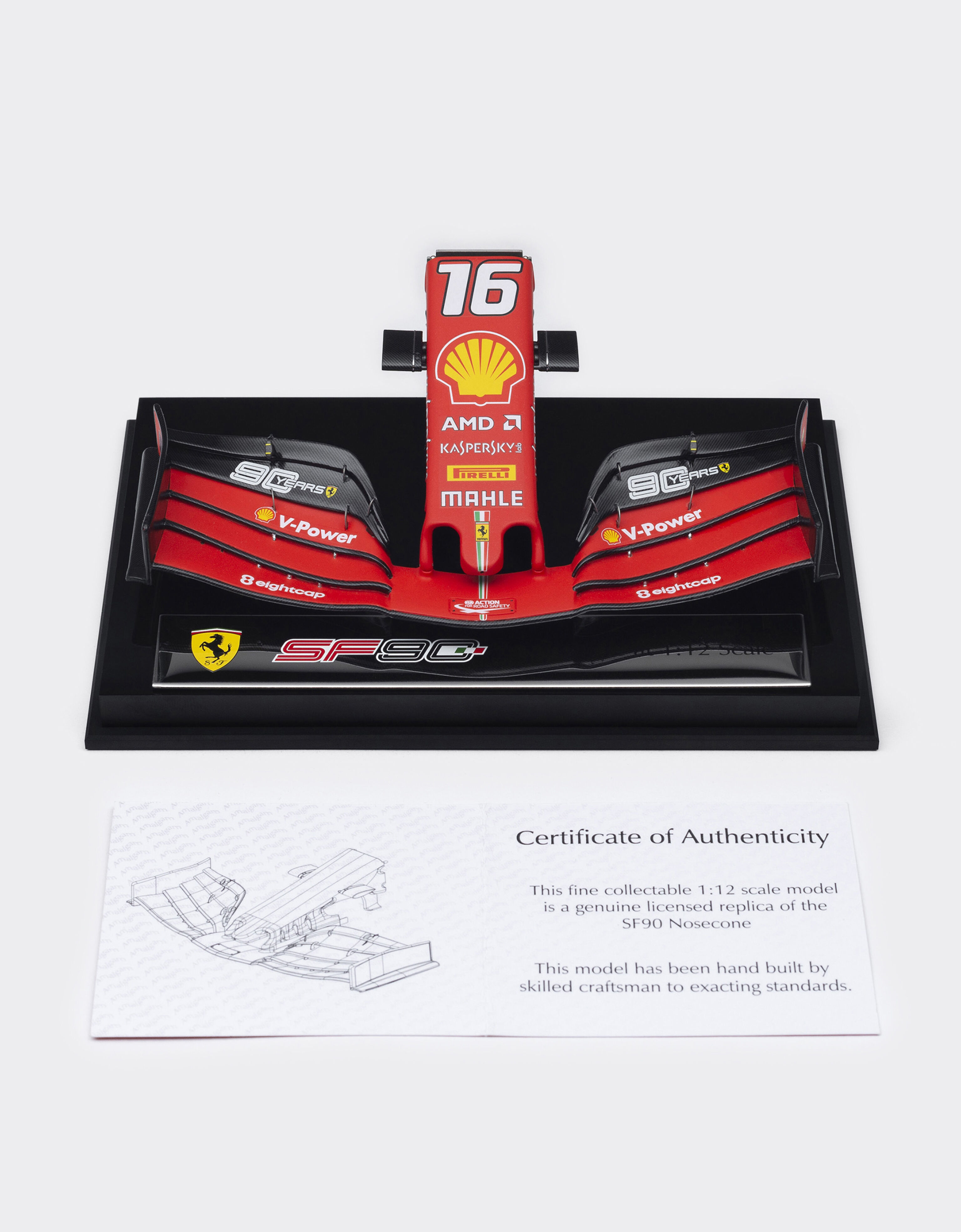 Ferrari Ferrari SF90 Leclerc nose model in 1:12 scale Red L7988f