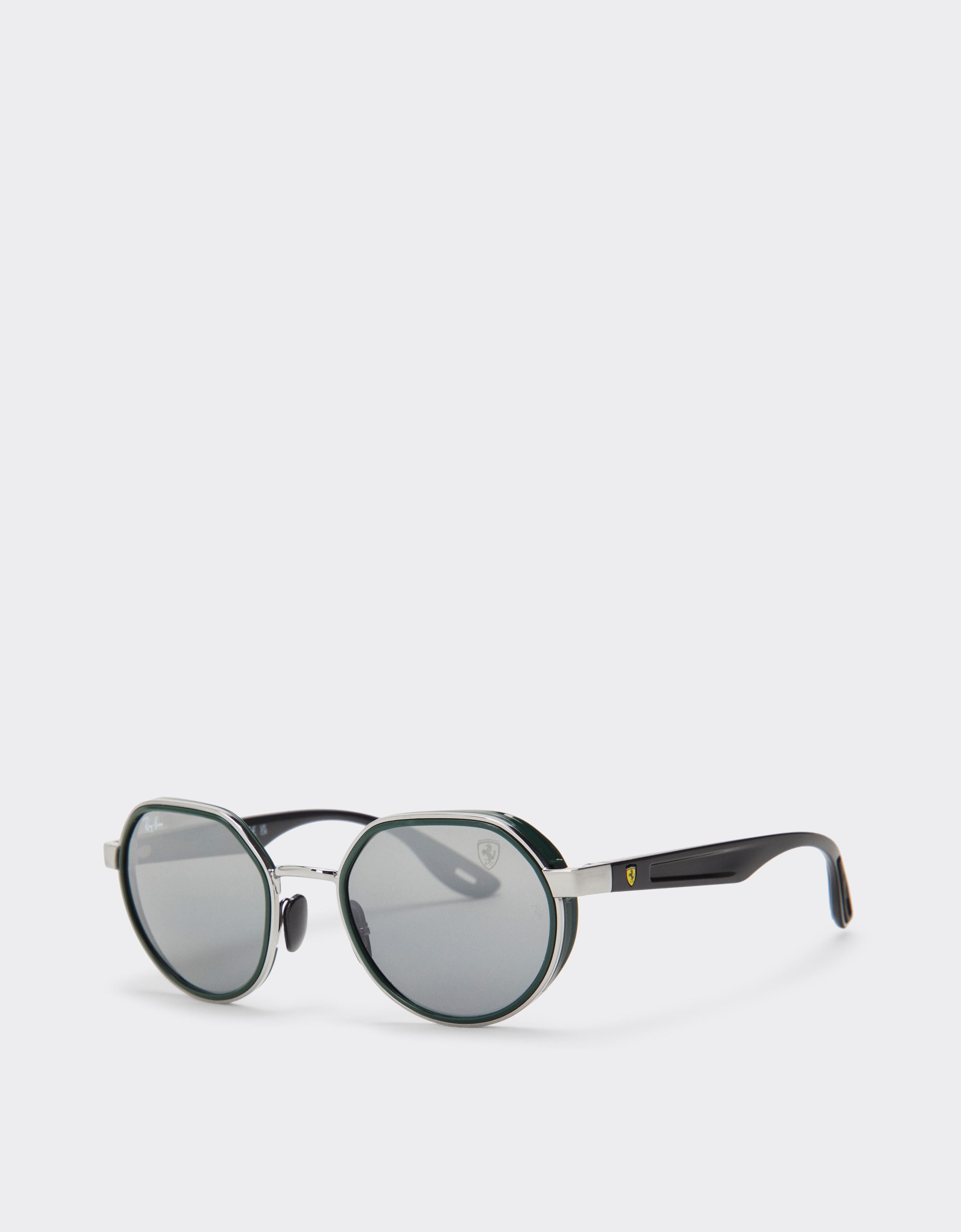 Ferrari Ray-Ban for Scuderia Ferrari RB3703M gunmetal with silver mirror blue gradient lenses 深灰色 F0690f