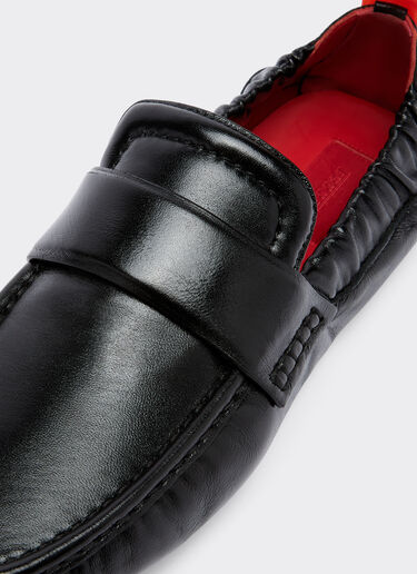 Ferrari Nappa leather driver shoe Nero 50829f