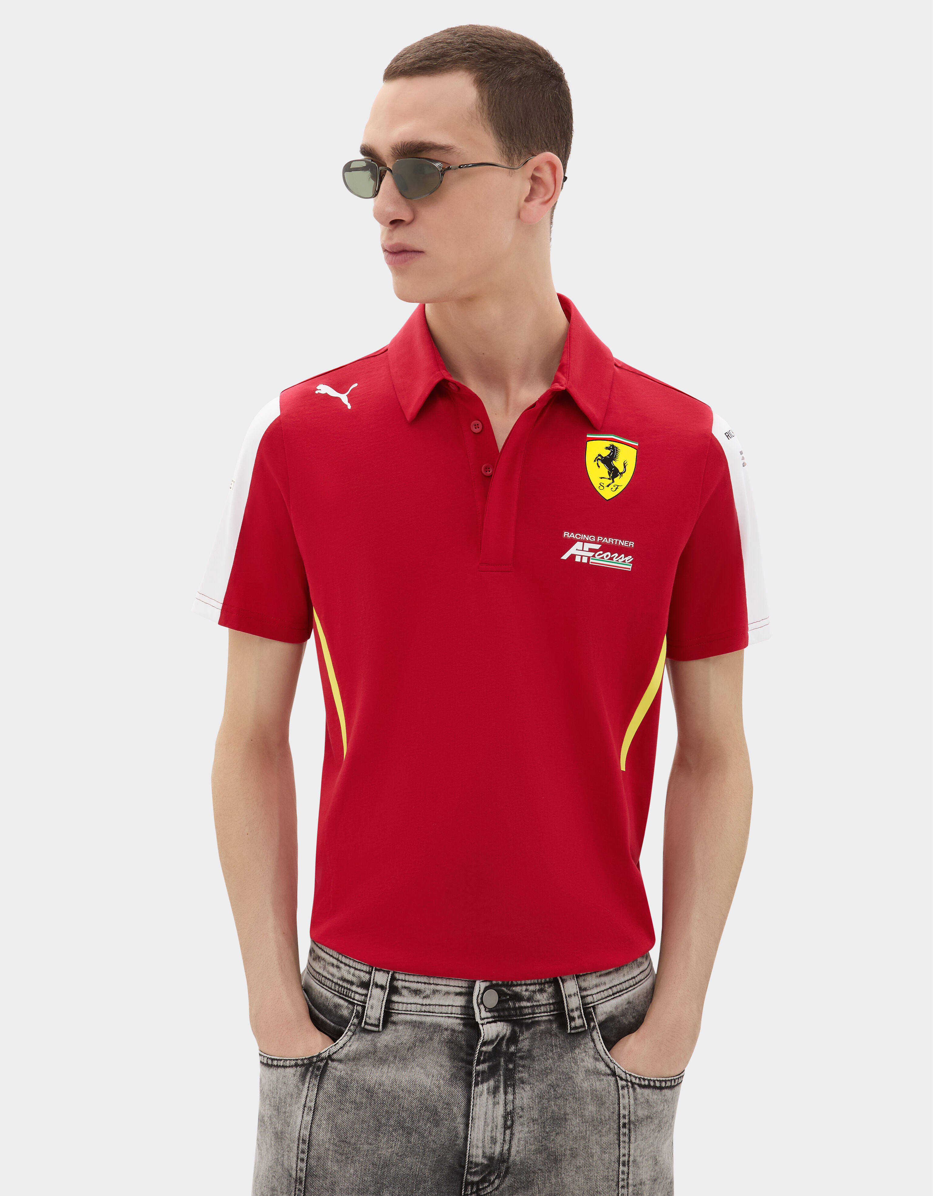 Ferrari 法拉利 Hypercar Replica 2025 Polo 衫 红色 LA04Kf