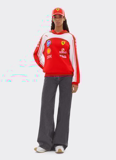 Ferrari Replica 2026 Puma Hoodie for Scuderia Ferrari HP Red LA0HAf
