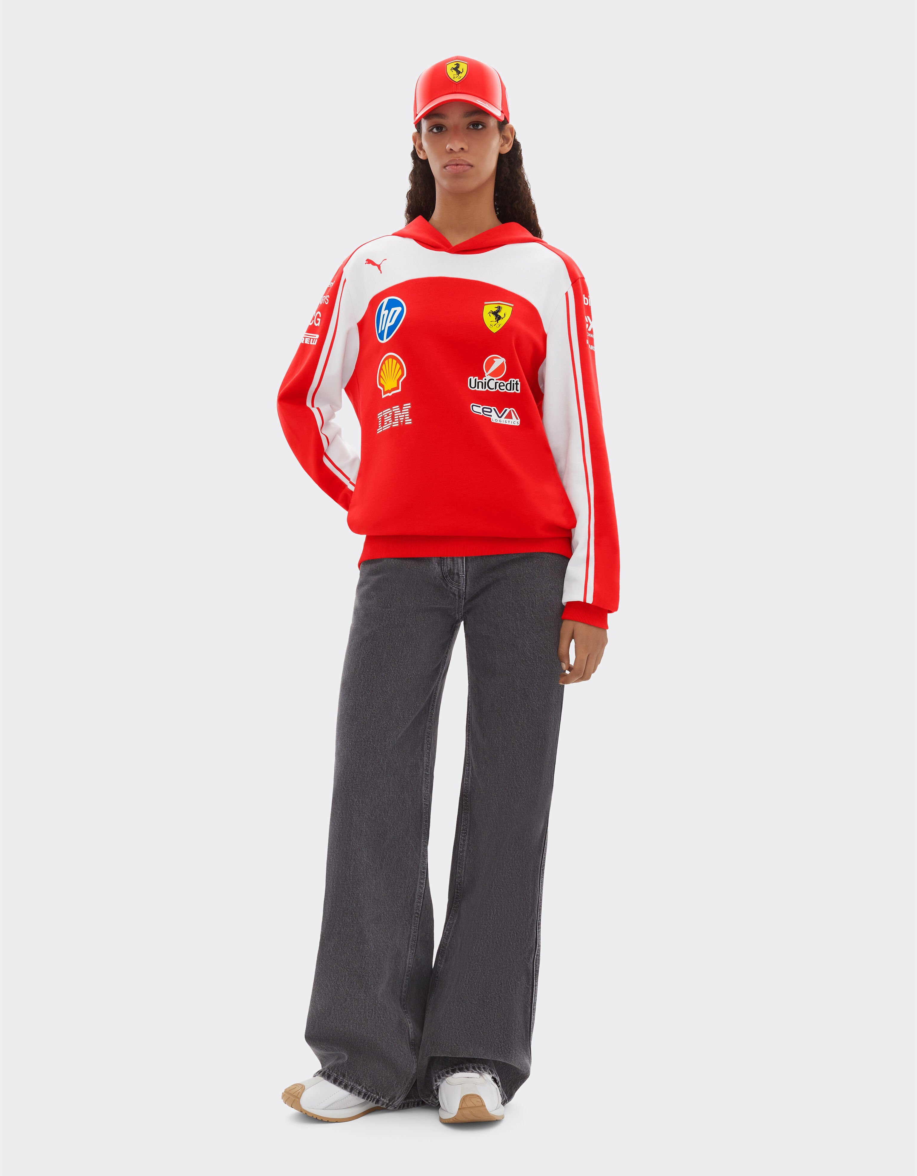 Ferrari Replica 2026 Puma Hoodie for Scuderia Ferrari HP Red LA0HAf