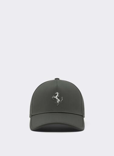 Baseballkappe mit springendem Pferd aus Metall Ferrari Baseballkappe mit springendem Pferd aus Metall Grigio Titano CANCP0006WPL0003f