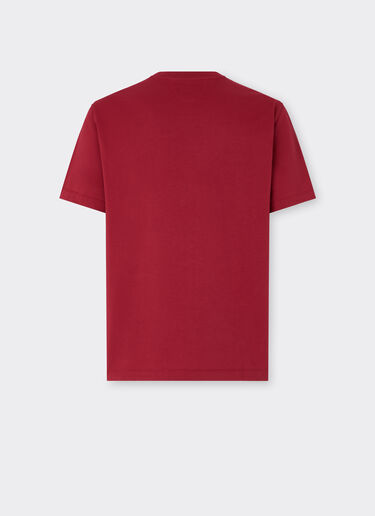 Ferrari 刺绣棉质 T 恤 Maison Red 50836f