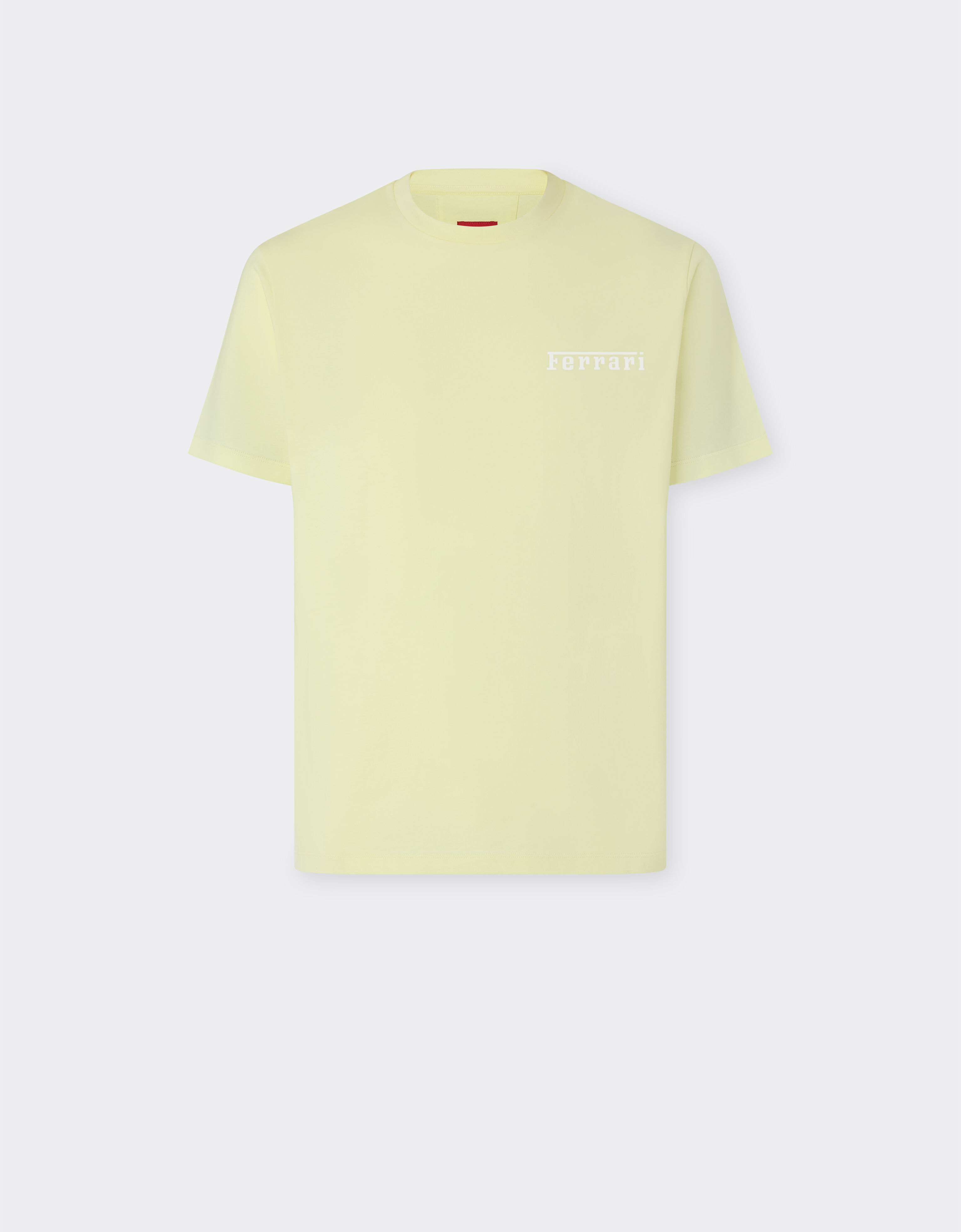 Cotton T-shirt with Ferrari logo Ferrari Cotton T-shirt with Ferrari logo Wisteria 51044f