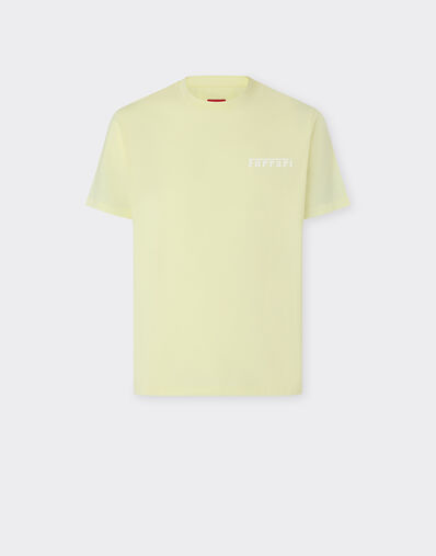 Ferrari Cotton T-shirt with Ferrari logo Wisteria 51044f