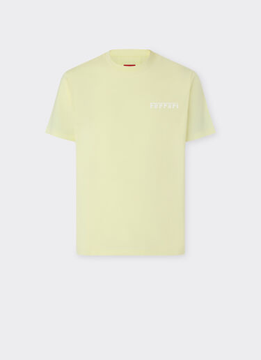 Ferrari Cotton T-shirt with Ferrari logo Wisteria 51044f