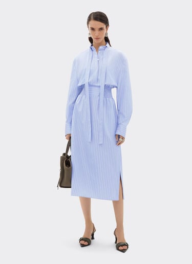 Ferrari 法拉利 Monogram 图案连衣裙 Oxford Blue 50348f