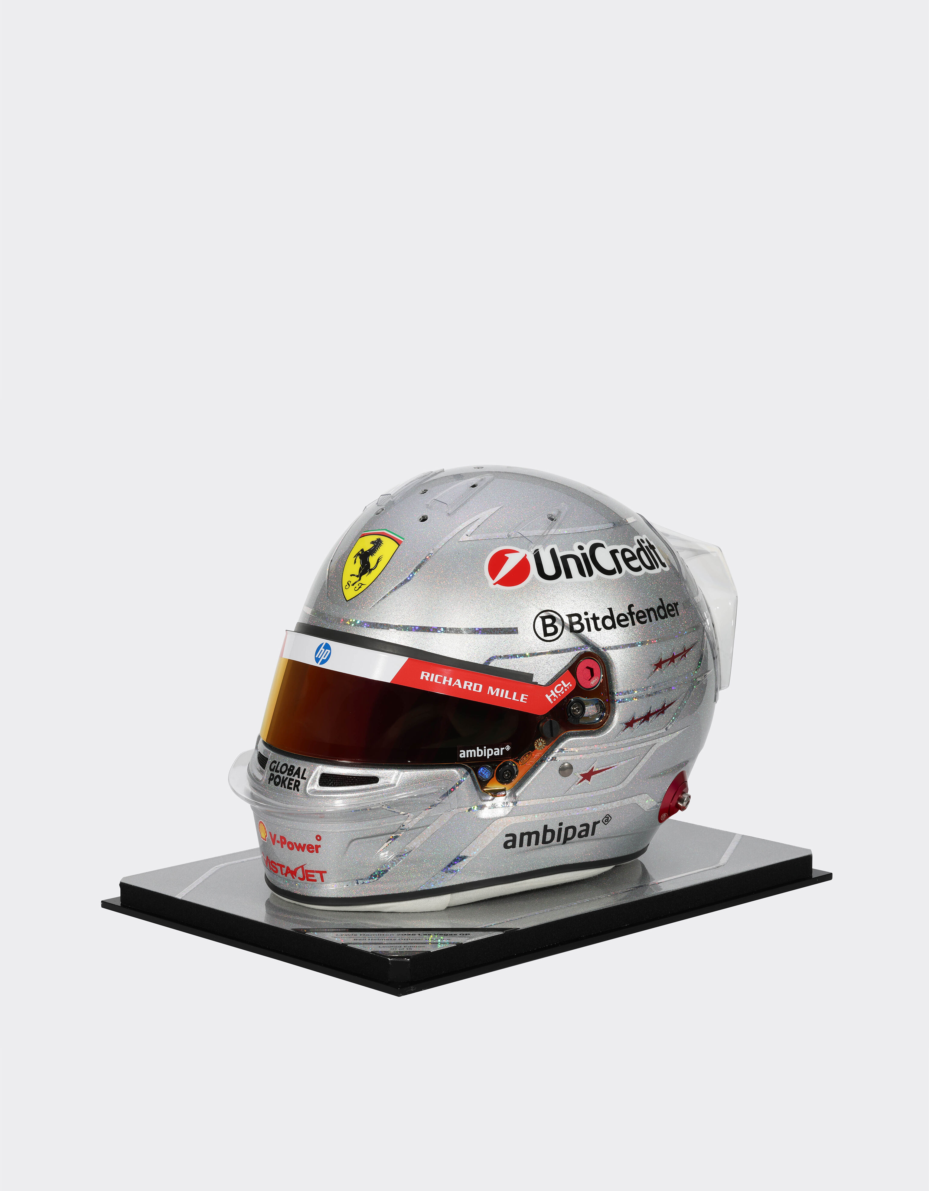 Ferrari 1:1比例汉密尔顿拉斯维加斯头盔 - 2025特别版 MULTICOLOUR LA071f