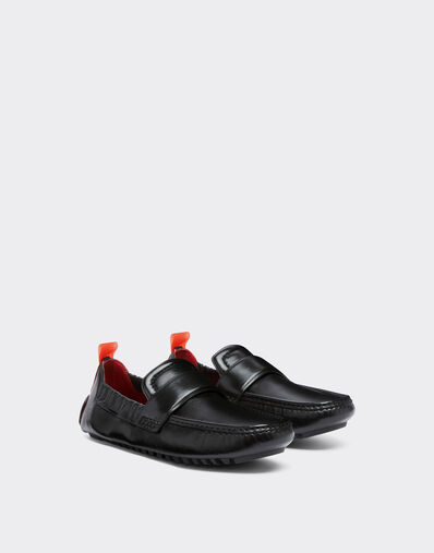 Ferrari Nappa leather driver shoe Nero 50829f