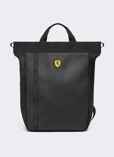  Tote backpack with Ferrari Scudetto Nero SBNBP0016HMM0032f