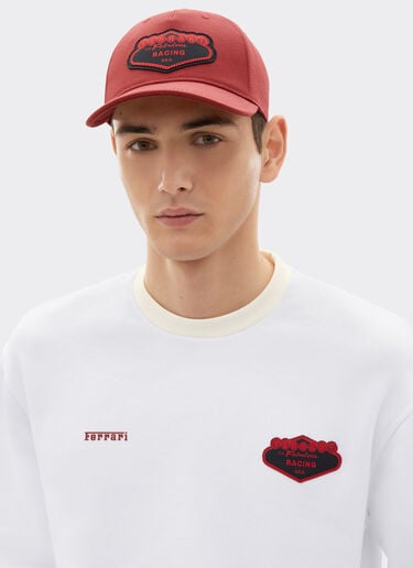 Ferrari 法拉利标志棉质运动衫 光学白 51022f