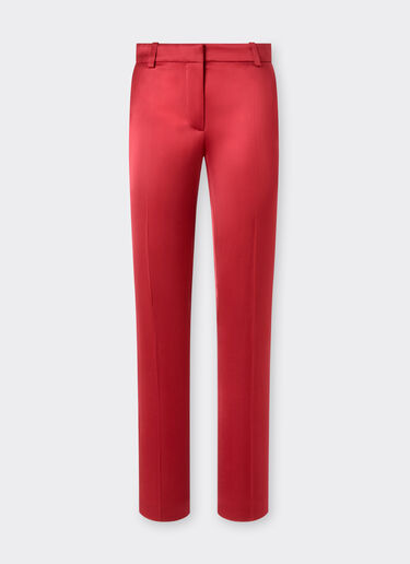 Ferrari Stretch satin trousers Maison Red 49933f