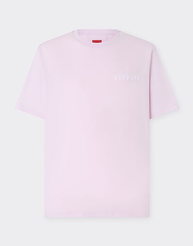 Ferrari 法拉利徽标棉质 T 恤 紫藤色 21163f