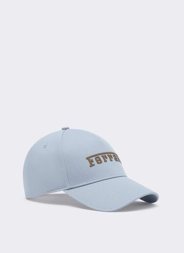 Baseball-Cap aus Baumwolltwill Ferrari Baseball-Cap aus Baumwolltwill Powder Blue CANCP0007WCO0004f
