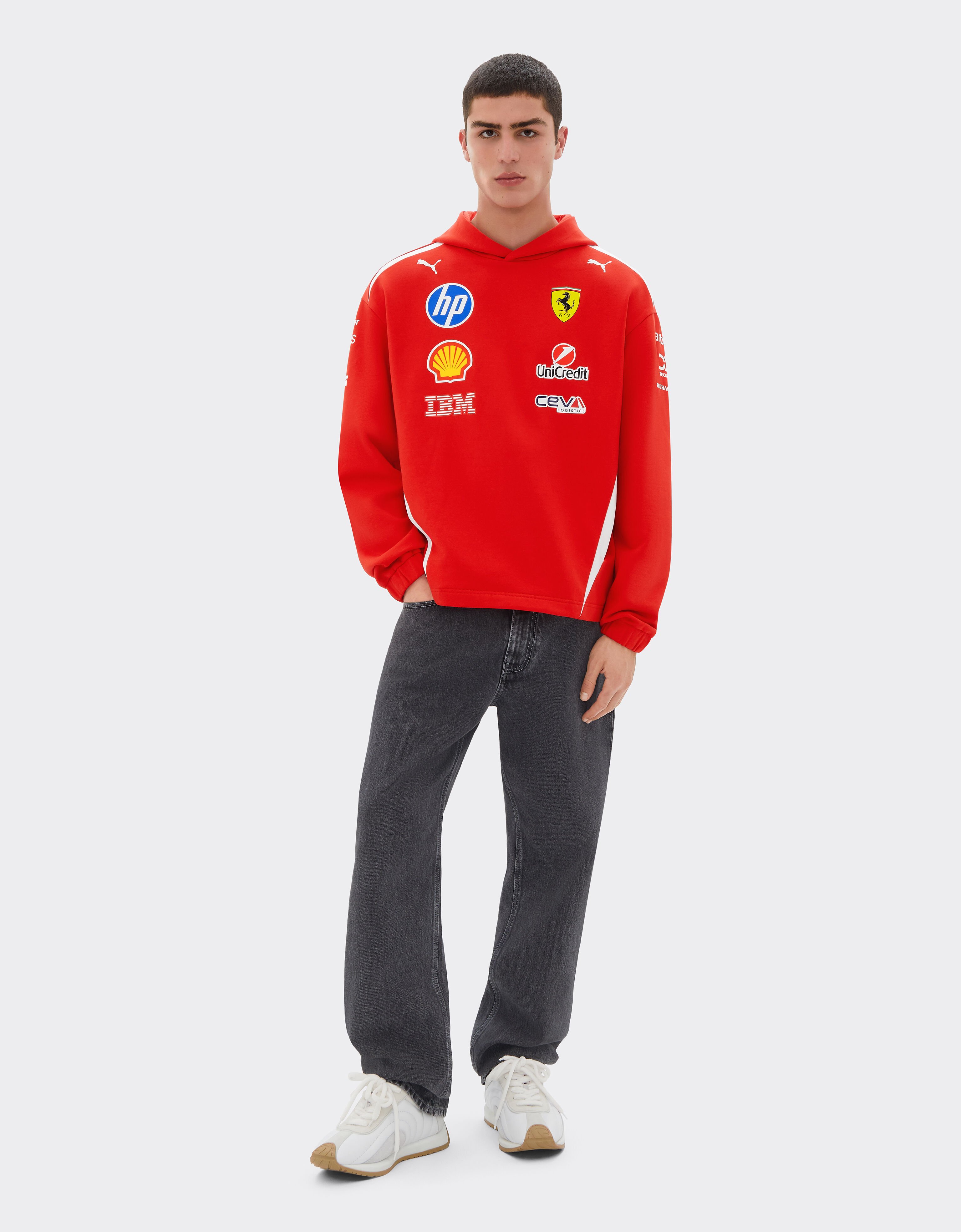 Replica Drivers Authentic 2026 Puma for Scuderia Ferrari HP Sweatshirt Ferrari Replica Drivers Authentic 2026 Puma for Scuderia Ferrari HP Sweatshirt Red LA0GXf