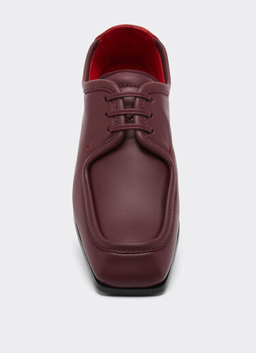 Ferrari Leather derby shoe Mahogany 49159f