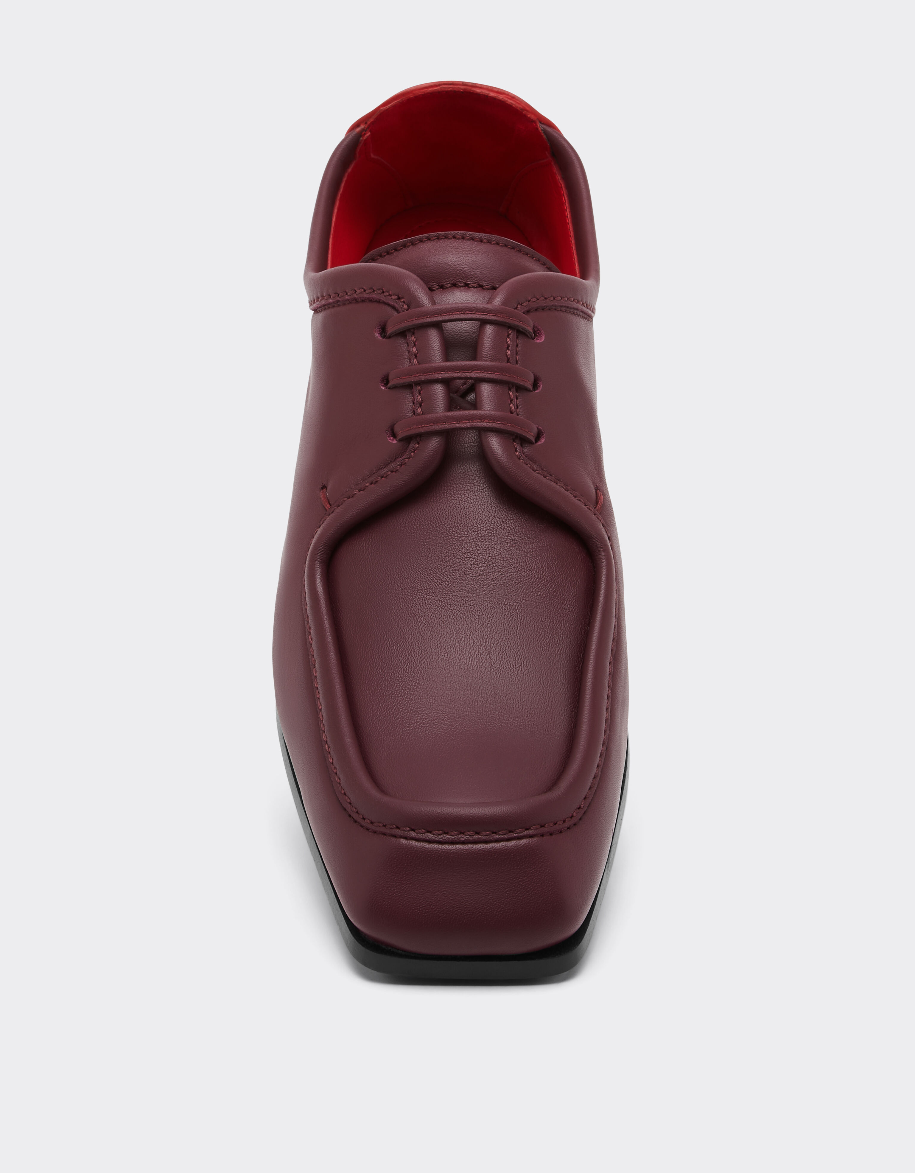 Ferrari Leather derby shoe Mahogany 49159f
