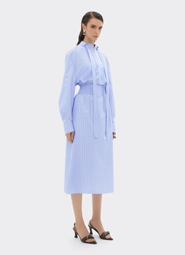 Ferrari 法拉利 Monogram 图案连衣裙 Oxford Blue 50348f