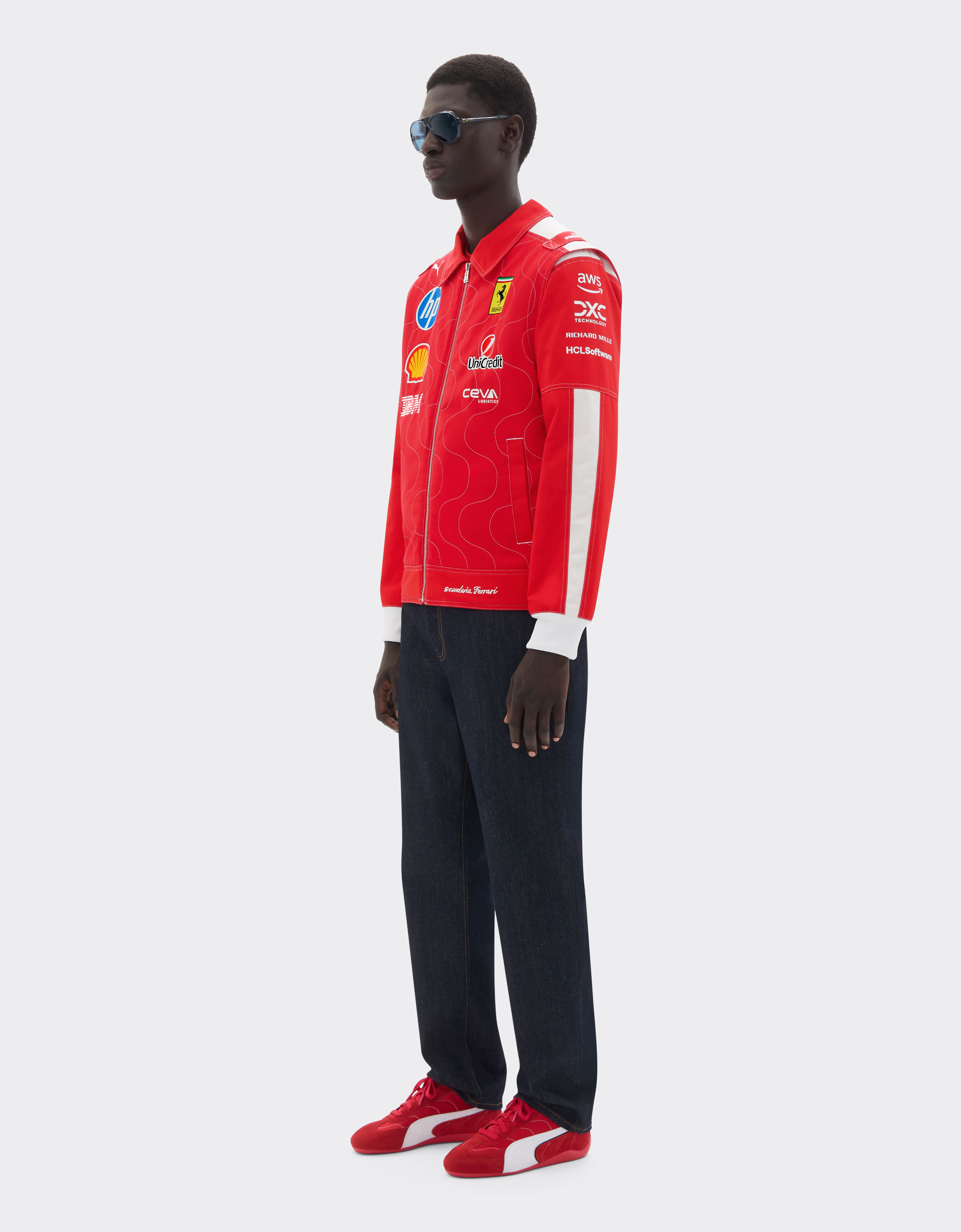 Ferrari Puma为法拉利HP车队2025年蒙扎大奖赛推出限量版复制夹克 Racing red LA0BXf