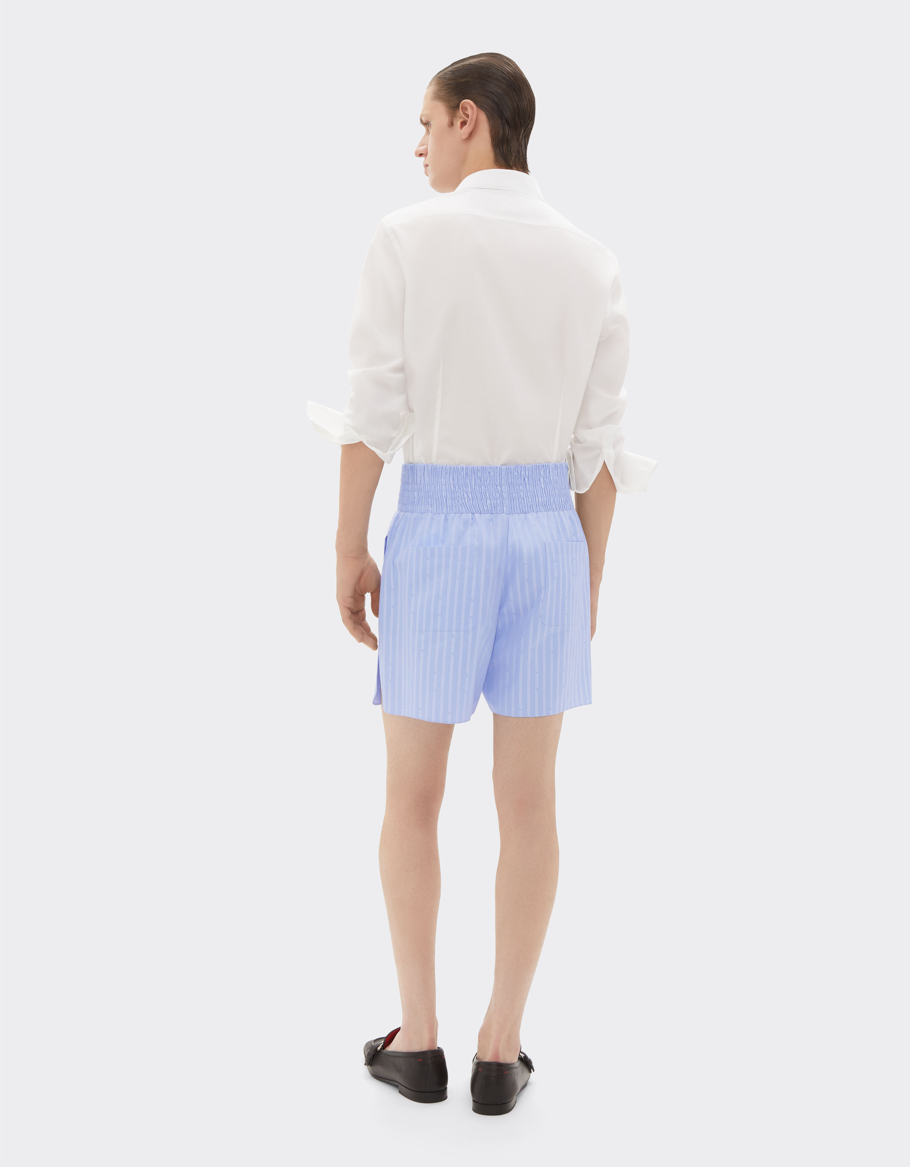 法拉利 Monogram 图案短裤 Ferrari 法拉利 Monogram 图案短裤 Oxford Blue 50346f