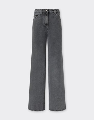 Ferrari Dark marbled denim trousers Granite Gray 49946f
